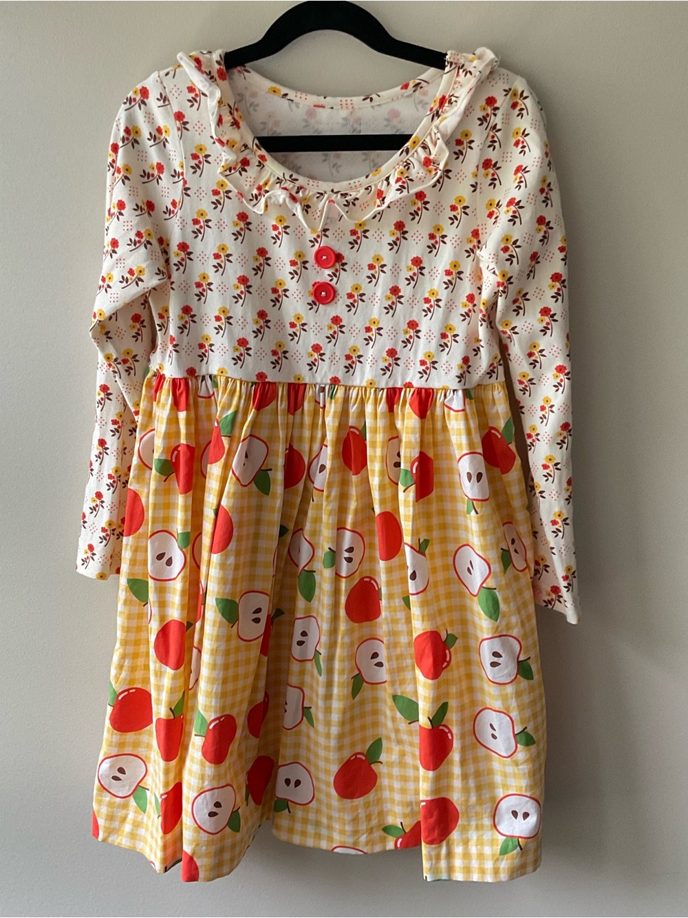 Eleanor Rose Golden Apple Heather Dress
